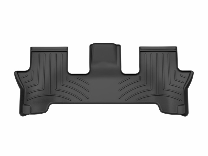 Hyundai Santa Fe Floor Mats - Rear - WeatherTech - FloorLiner HP - Black - `24-`26