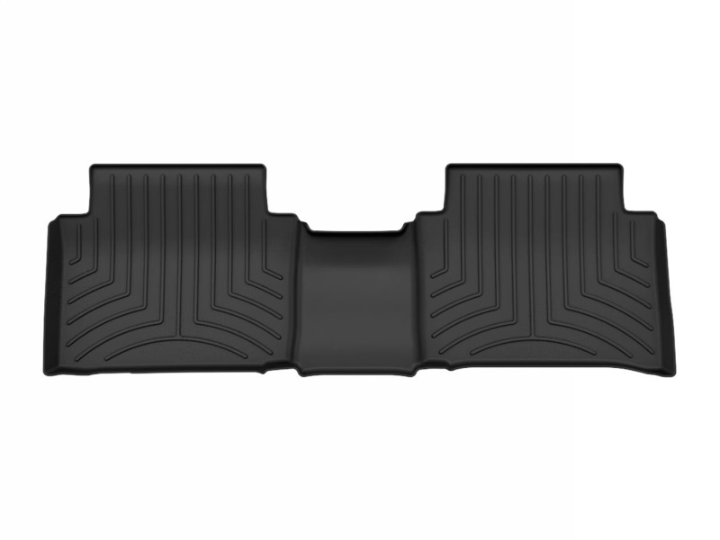 Hyundai Santa Fe Hybrid Floor Mat Set - Rear - WeatherTech - FloorLiner HP - Black - `24-`27