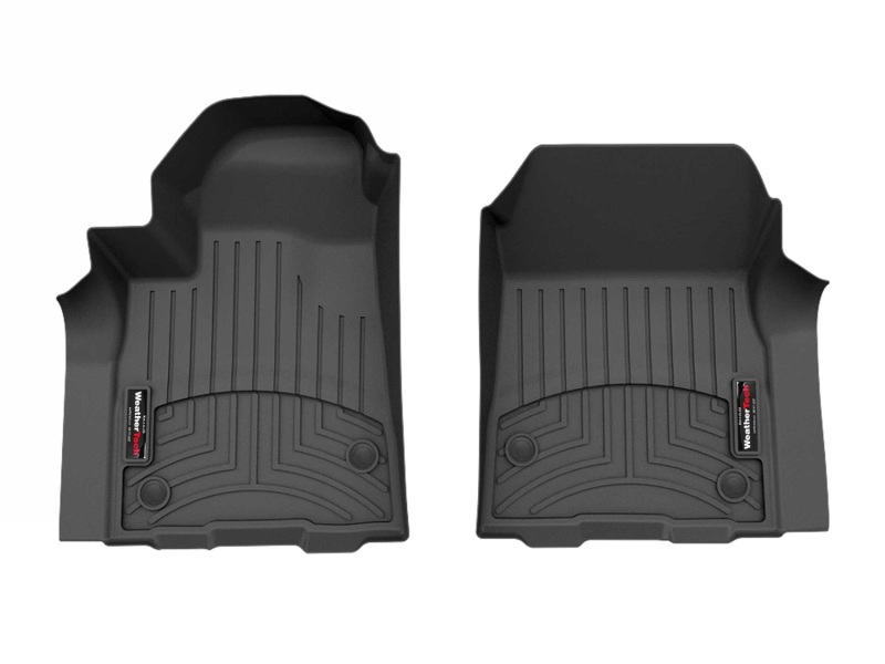 Chevrolet Silverado EV FloorLiner - Front - WeatherTech - DigitalFit - Black - `24-`27 Chevrolet Silverado EV FloorLiner - Front - WeatherTech - DigitalFit - Black - `24-`27
