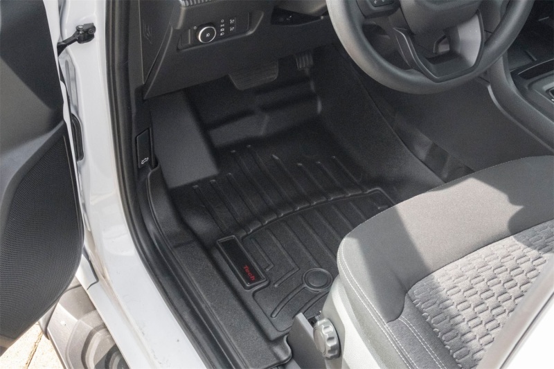 Ford Ranger FloorLiner - Front - WeatherTech - DigitalFit - Black - `24-`25