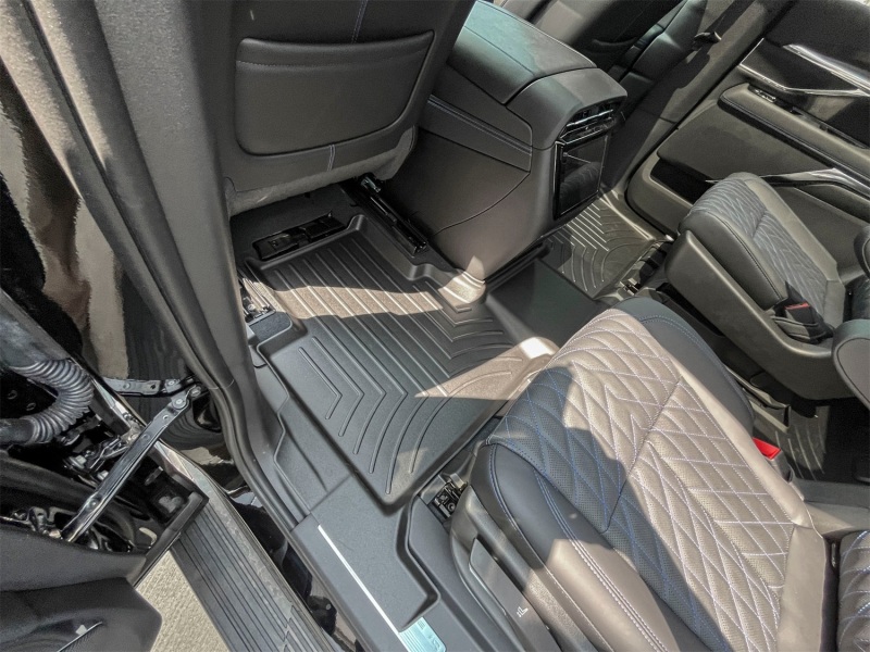 Cadillac Escalade IQ FloorLiner - Rear - WeatherTech - DigitalFit - Black - `25-`26