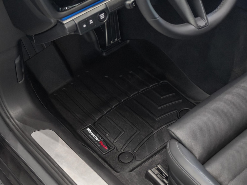Porsche Panamera FloorLiner - Front - WeatherTech - DigitalFit - Black - `24-`26