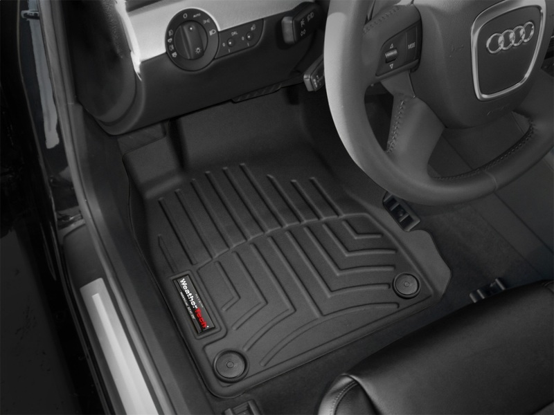 Audi S4 FloorLiner - Front - WeatherTech - DigitalFit - Black - `02-`08