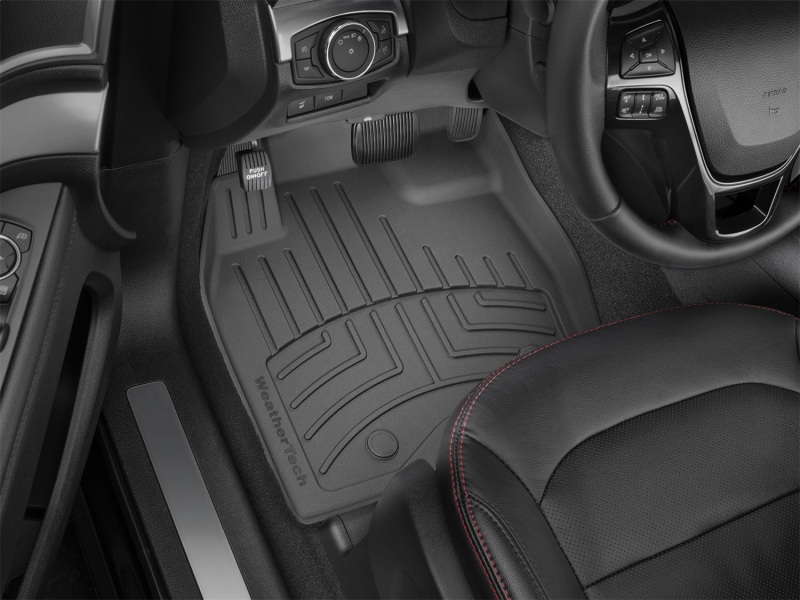 Jeep Wagoneer S Floor Mats - Front - WeatherTech - HP - Black - `24-`25