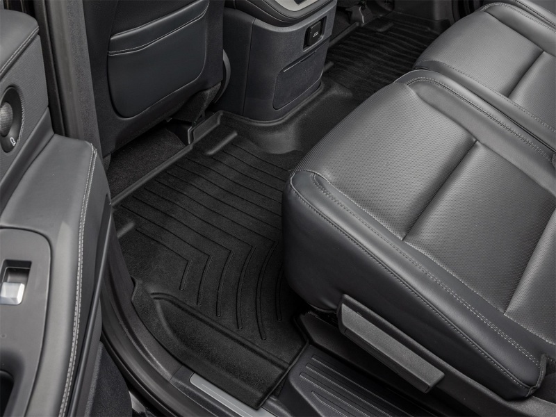 Lincoln Navigator Floor Mat Set - Rear - WeatherTech - FloorLiner HP - Black - `25-`26