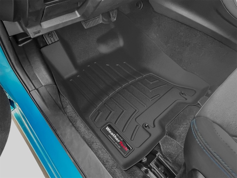 Subaru Crosstrek Floor Mat Set - Front - WeatherTech - DigitalFit - Black - `19-`23
