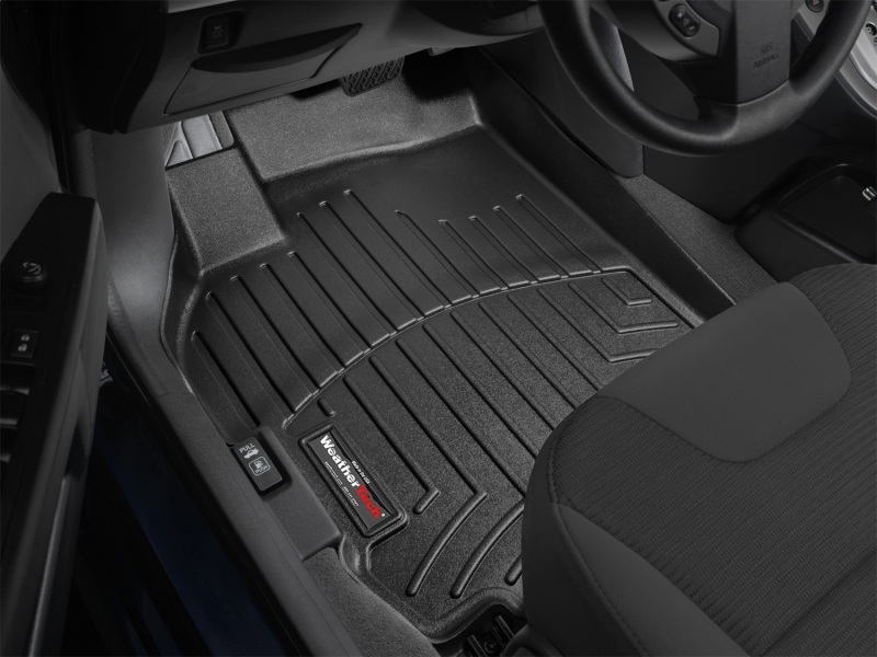 Nissan Sentra FloorLiner - Front - WeatherTech - DigitalFit - Black - `07-`12