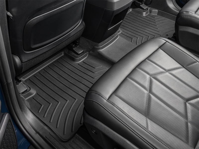 Kia Telluride Floor Mat - Rear - WeatherTech - FloorLiner HP - Black - 2027+