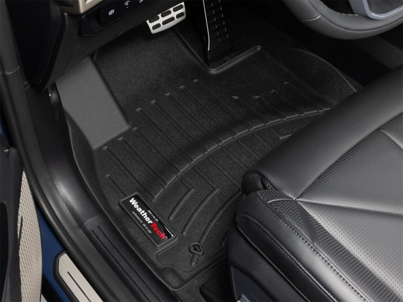 Kia Telluride Hybrid FloorLiner - Front - WeatherTech - DigitalFit - Black - 2027+