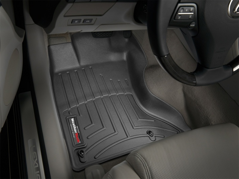 Lexus GS FloorLiner - Front - WeatherTech - DigitalFit - Black - `06-`12