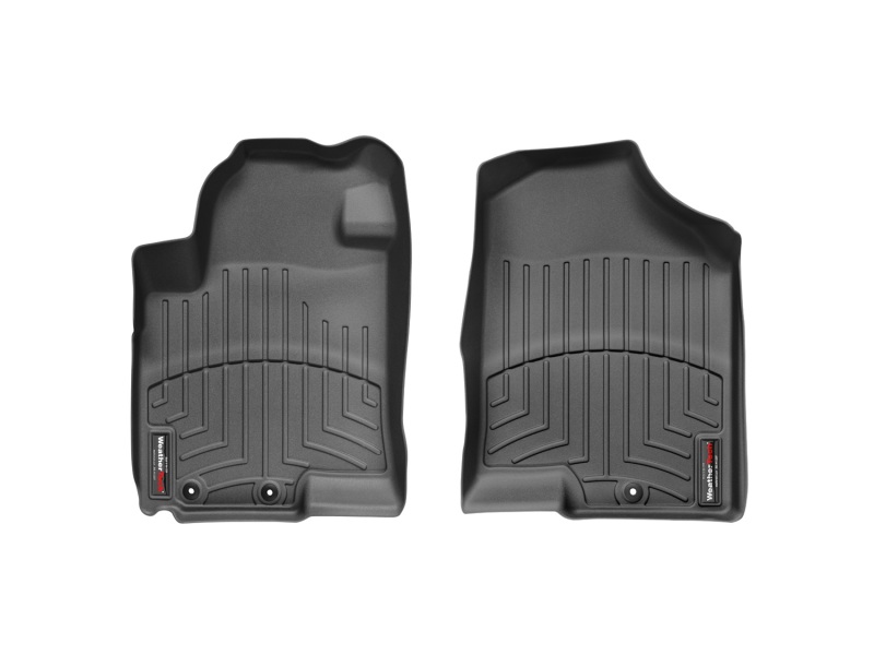 Kia Soul FloorLiner - Front - WeatherTech - DigitalFit - Black - `10-`13