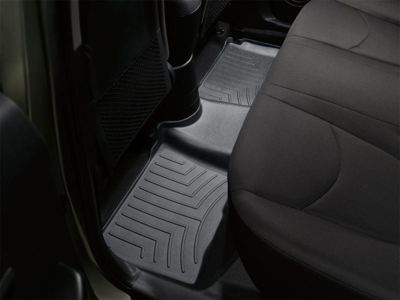 Kia Soul FloorLiner - Rear - WeatherTech - DigitalFit - Black - 2010
