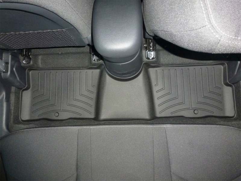 Kia Soul FloorLiner - Rear - WeatherTech - DigitalFit - Black - 2013