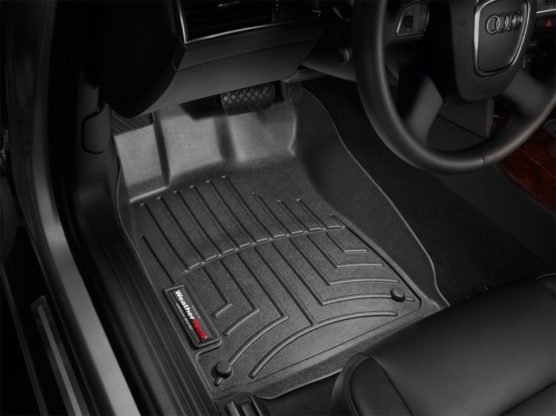 Audi A6 Floor Mat Set - Front - WeatherTech - FloorLiner DigitalFit - Black - `05-`11