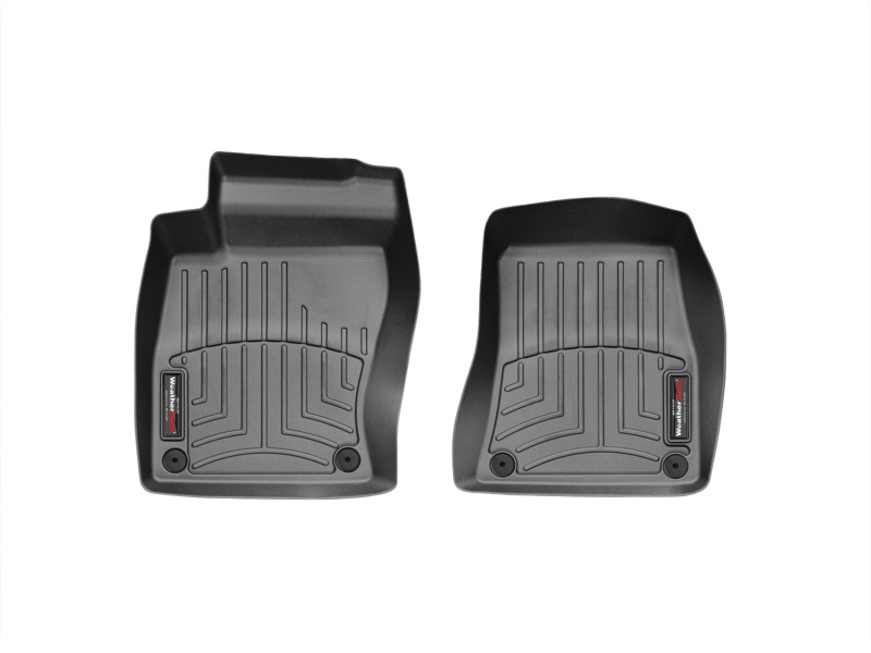 Audi A8L FloorLiner - Front - WeatherTech - DigitalFit - Black - `06-`10