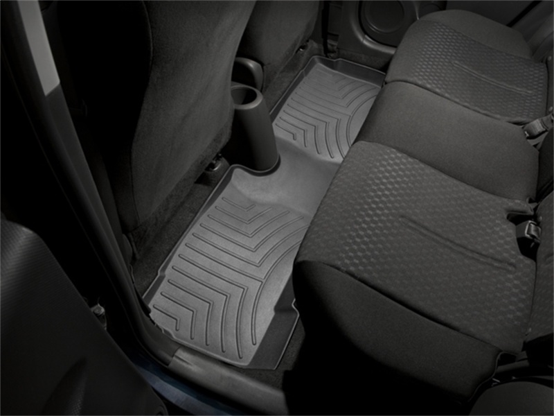 Toyota Yaris Floor Mats - Rear - WeatherTech - DigitalFit - Black - `07-`11