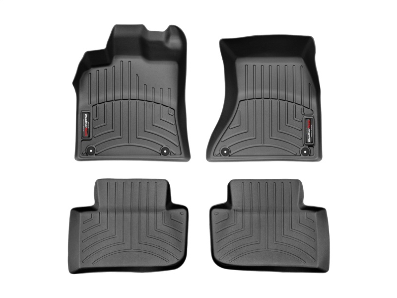 Porsche Macan Floor Liner - Front - WeatherTech - DigitalFit - Black - `15-`27