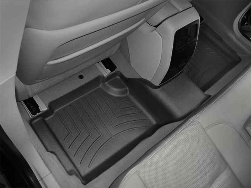 Lincoln MKS FloorLiner - Rear - WeatherTech - DigitalFit - Black - `08-`12