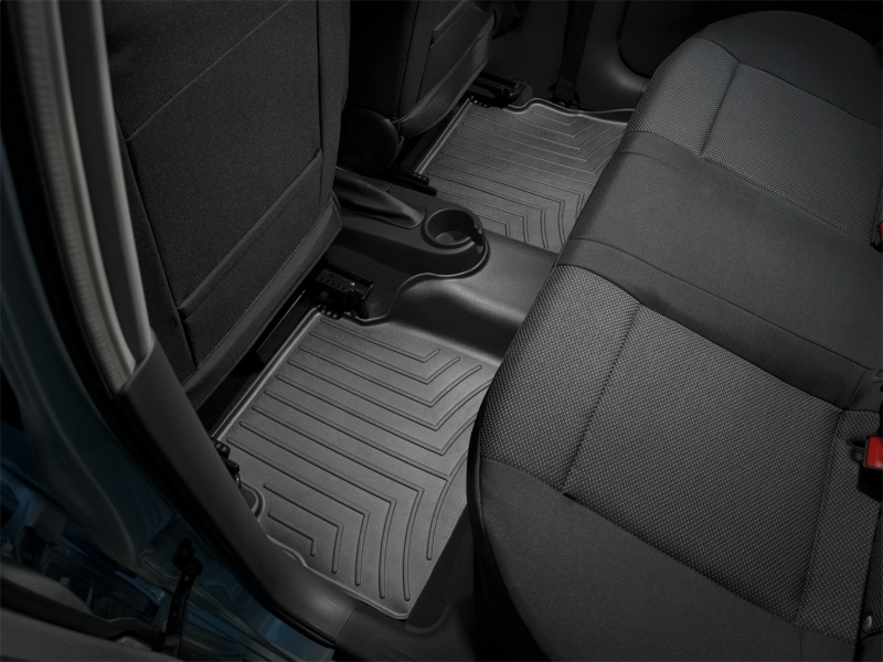 Pontiac G3 FloorLiner - Rear - WeatherTech - DigitalFit - Black - 2009