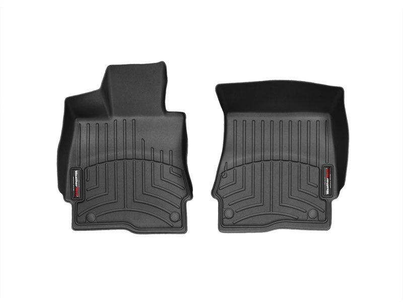 Mercedes-Benz S-Class FloorLiner - Front - WeatherTech - DigitalFit - Black - `07-`13