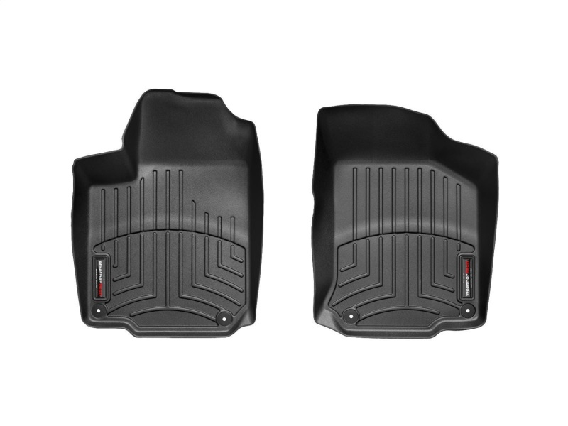 Volkswagen Beetle Floor Mat Set - Front - WeatherTech - DigitalFit - Black - `98-`11