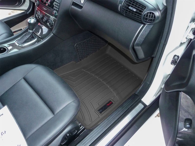 Mercedes-Benz C-Class FloorLiner - Front - WeatherTech - DigitalFit - Black - `00-`07