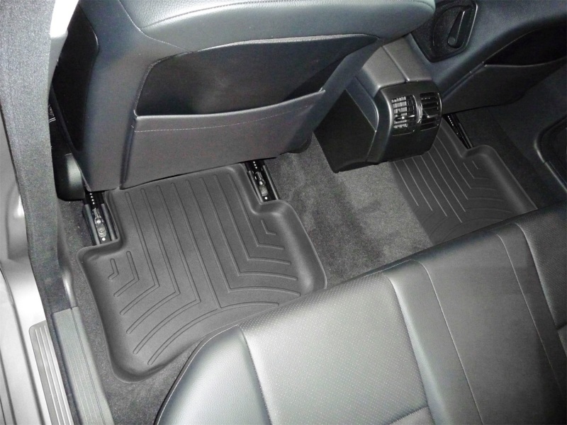 Mercedes-Benz C-Class FloorLiner - Rear - WeatherTech - DigitalFit - Black - `01-`07
