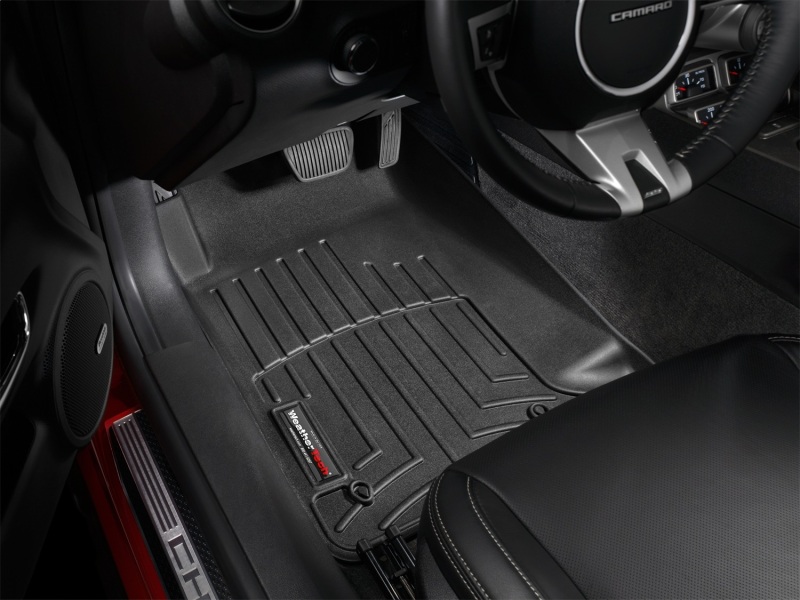 Chevrolet Camaro FloorLiner - Front - WeatherTech - DigitalFit - Black - `10-`27
