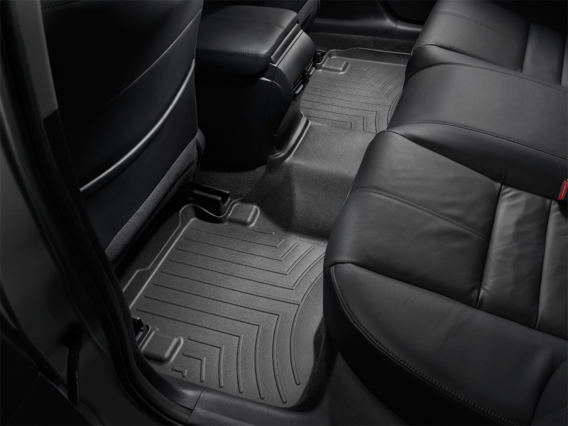 Honda Crosstour FloorLiner - Rear - WeatherTech - DigitalFit - Black - `10-`27
