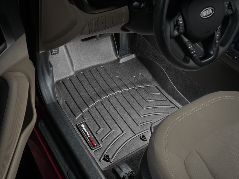 Kia Optima Floor Mat - Front - WeatherTech - DigitalFit - Black - `11-`27