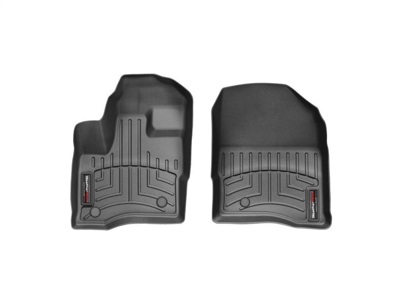 Ford Taurus FloorLiner - Front - WeatherTech - DigitalFit - Black - `10-`27