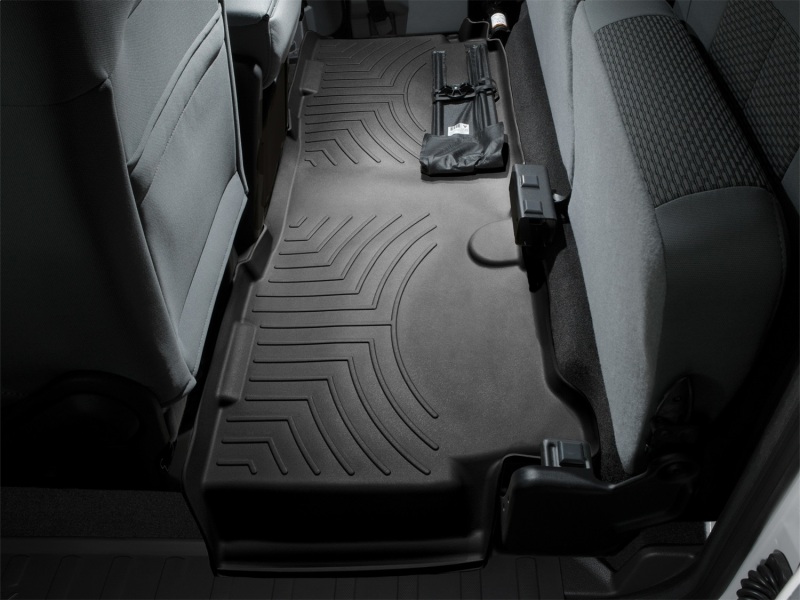 Ford F250 Super Cab FloorLiner - Rear - WeatherTech - DigitalFit - Black - `11-`27