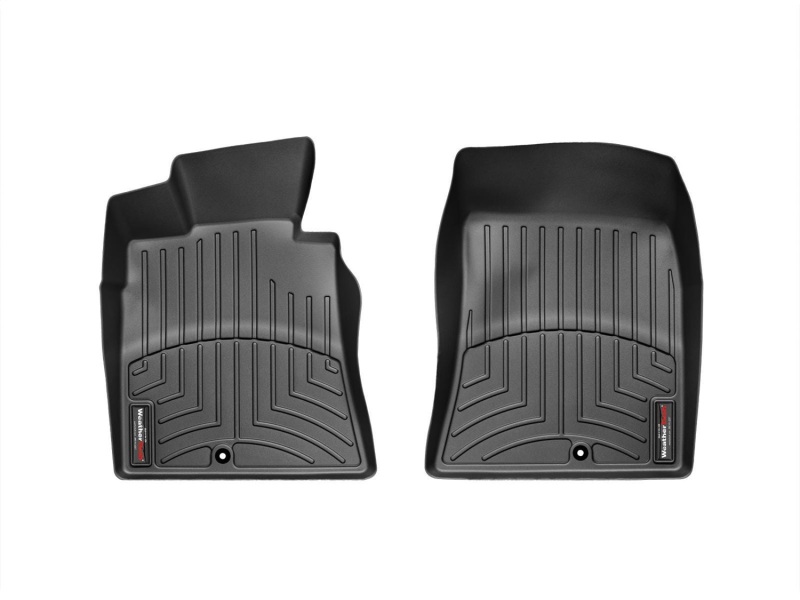 Hyundai Genesis FloorLiner - Front - WeatherTech - DigitalFit - Black - `09-`10
