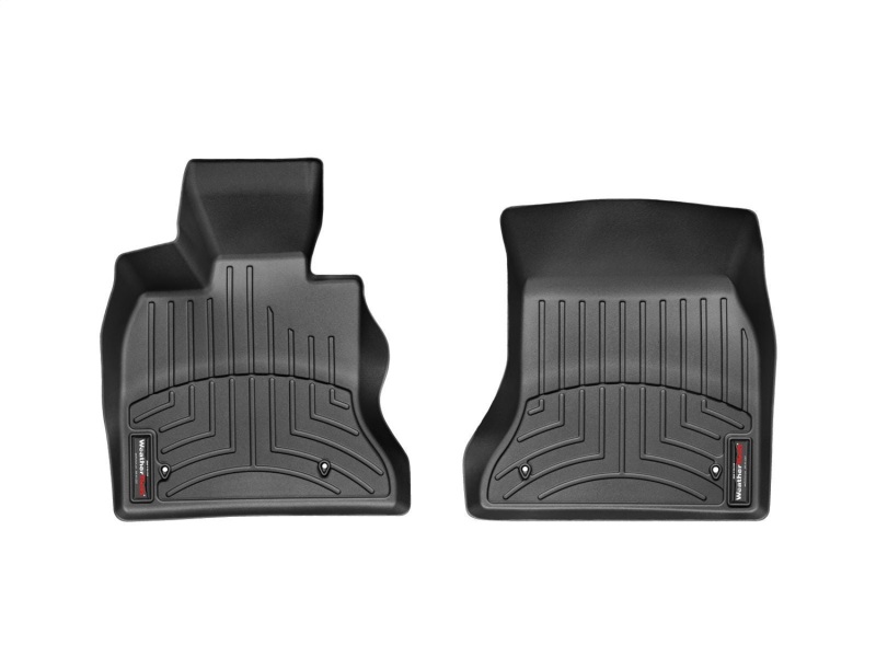BMW 5 Series FloorLiner - Front - WeatherTech - DigitalFit - Black - `10-`27