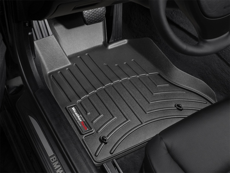 BMW 5 Series FloorLiner - Front - WeatherTech - DigitalFit - Black - `11-`27