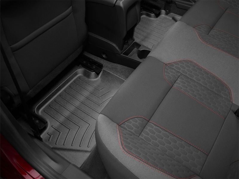 Ford Fiesta Rear FloorLiner - WeatherTech - DigitalFit - Black - `14-`27