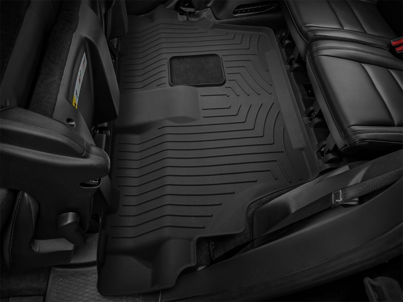 Dodge Durango Floor Mat Set - Rear - WeatherTech - FloorLiner HP - Black - `16-`27