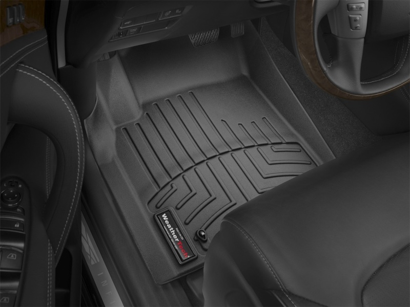 Infiniti QX56 Floor Liner - Front - WeatherTech - DigitalFit - Black - `11-`13