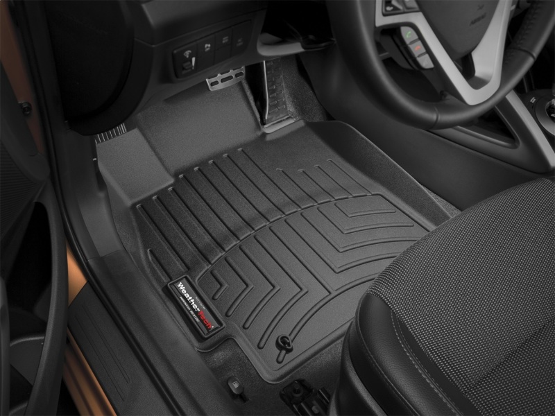 Hyundai Veloster FloorLiner - Front - WeatherTech - DigitalFit - Black - `12-`27