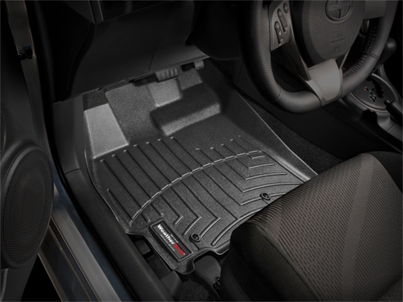 Scion tC Floor Liner - Front - WeatherTech - DigitalFit - Black - `11-`27