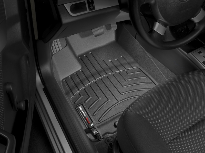 Chevrolet Aveo Floor Mat Set - Front - WeatherTech - FloorLiner DigitalFit - Black - 2011