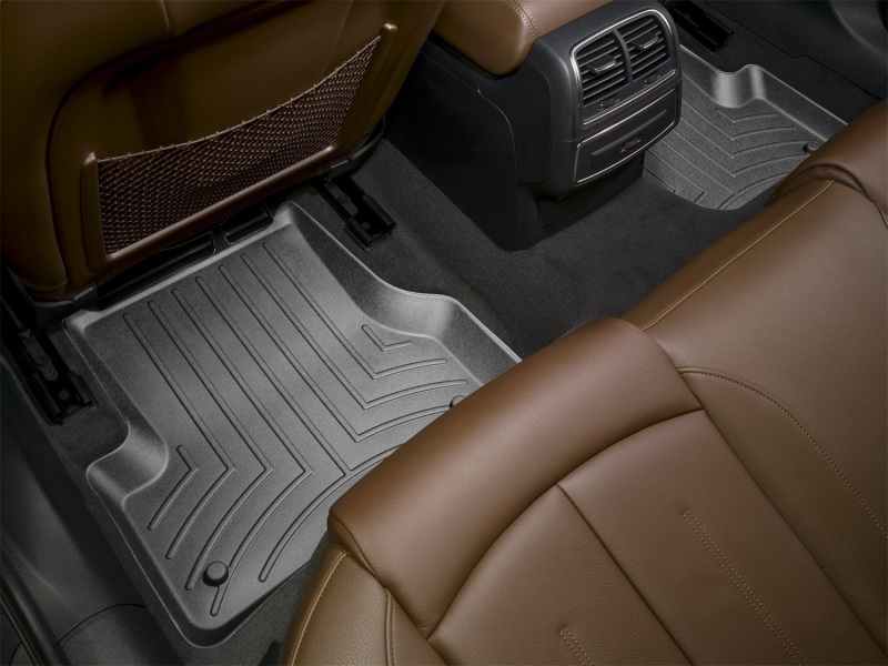 Audi A6 Floor Mat Set - Rear - WeatherTech - FloorLiner DigitalFit - Black - `12-`27