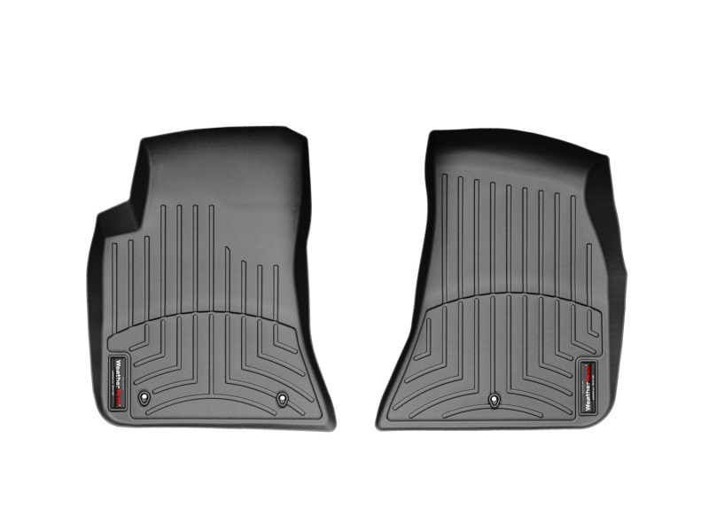 Dodge Challenger FloorLiner - Front - WeatherTech - DigitalFit - Black - `11-`27