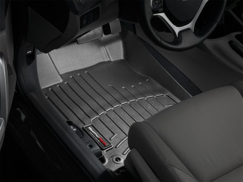 Honda Civic FloorLiner - Front - WeatherTech - DigitalFit - Black - `12-`27