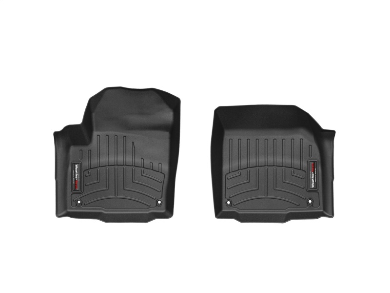 Land Rover Range Rover Evoque Floor Mats - Front - WeatherTech - FloorLiner DigitalFit - Black - `12-`27