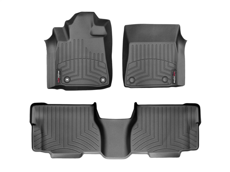 Toyota Sequoia FloorLiner - Rear - WeatherTech - DigitalFit - Black - `12-`27
