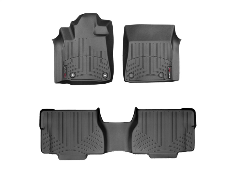 Toyota Sequoia FloorLiner - Rear - WeatherTech - DigitalFit - Black - `12-`27