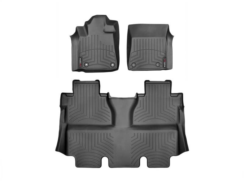 Toyota Tundra FloorLiner - Front - WeatherTech - DigitalFit - Black - `14-`27