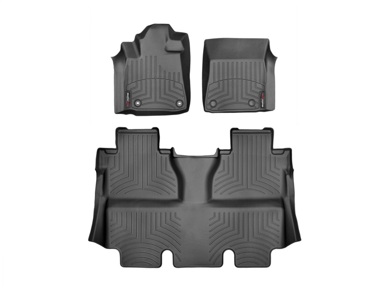 Toyota Tundra FloorLiner - Front - WeatherTech - DigitalFit - Black - `14-`27