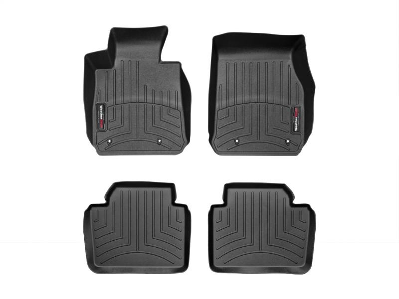 BMW 3 Series Floor Liners - Front - WeatherTech - FloorLiner DigitalFit - Black - `12-`27